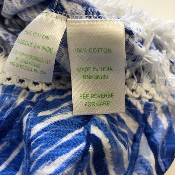 Lilly Pulitzer Blue Kipper Tank Top Size XS‎ - Picture 4 of 7